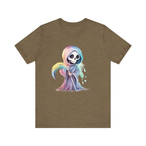 Cute Colorful Reaper - Short Sleeve Tee
